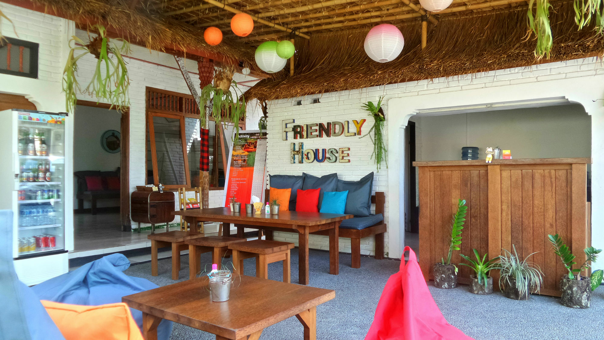 Friendly House Bali Hostel อูบุด ภายนอก รูปภาพ